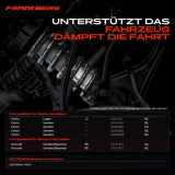 2x Fahrwerksfeder Hinterachse für Dacia Logan LS Sandero Renault Sandero/Stepway BS 2008-2013