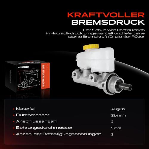1x Hauptbremszylinder Bremszylinder für Jeep Grand Cherokee I ZG Cherokee XJ 1995-2001 Bild 1x Hauptbremszylinder Bremszylinder für Jeep Grand Cherokee I ZG Cherokee XJ 1995-2001
