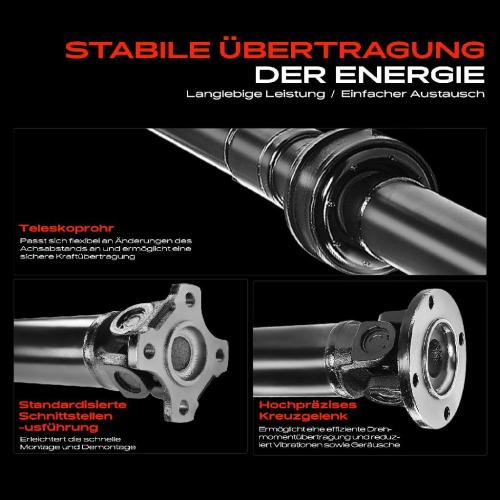 Frankberg 1x Kardanwelle Gelenkwelle Hinterachse für Nissan Qashqai I J10 JJ10E NJ10 2.0L 2007-2013 Bild Frankberg 1x Kardanwelle Gelenkwelle Hinterachse für Nissan Qashqai I J10 JJ10E NJ10 2.0L 2007-2013