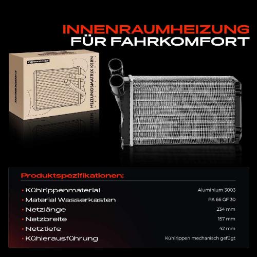 1x Wärmetauscher Innenraumheizung für Peugeot 306 Citroën Berlingo Xantia Xsara ZX Bild 1x Wärmetauscher Innenraumheizung für Peugeot 306 Citroën Berlingo Xantia Xsara ZX