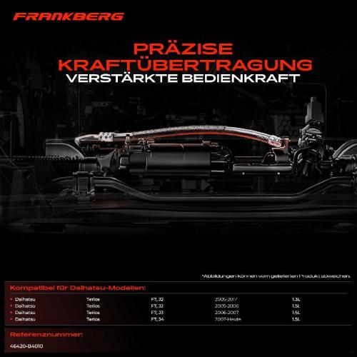 1x Seilzug Feststellbremse Hinterachse rechts für Daihatsu Terios F7 J2 1.3L 1.5L Bild 1x Seilzug Feststellbremse Hinterachse rechts für Daihatsu Terios F7 J2 1.3L 1.5L
