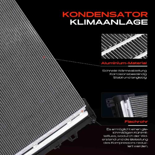 Frankberg 1x Kondensator Klimaanlage für Mercedes-Benz A/B/GLA CLA W176 W246 C117 X117 X156 Bild Frankberg 1x Kondensator Klimaanlage für Mercedes-Benz A/B/GLA CLA W176 W246 C117 X117 X156