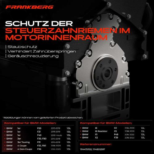 1x Steuergehäuse Abdeckung Steuerkette Deckel für BMW 1er F20 X1 X2 MINI F55 F56 F57 Bild 1x Steuergehäuse Abdeckung Steuerkette Deckel für BMW 1er F20 X1 X2 MINI F55 F56 F57