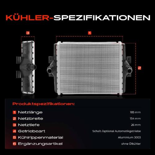 1x Kühler Wasserkühler Motorkühler für BMW 1er F20 F21 3 Gran Turismo F34 F30 F80 Bild 1x Kühler Wasserkühler Motorkühler für BMW 1er F20 F21 3 Gran Turismo F34 F30 F80