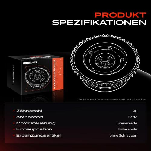 1x Nockenwellenversteller für BMW 1er E81 116i 3er E46 E90 5er E60 Bild 1x Nockenwellenversteller für BMW 1er E81 116i 3er E46 E90 5er E60