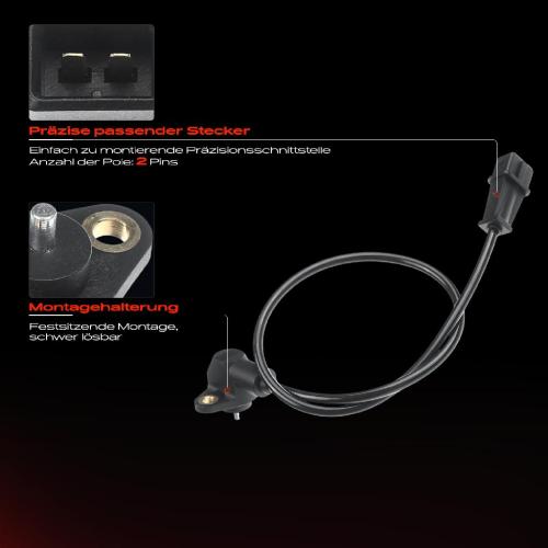 1x Kurbelwellensensor Impulsgeber für Fiat Fiorino Tempra Tipo Uno Lancia 1.4L 1.6L Bild 1x Kurbelwellensensor Impulsgeber für Fiat Fiorino Tempra Tipo Uno Lancia 1.4L 1.6L