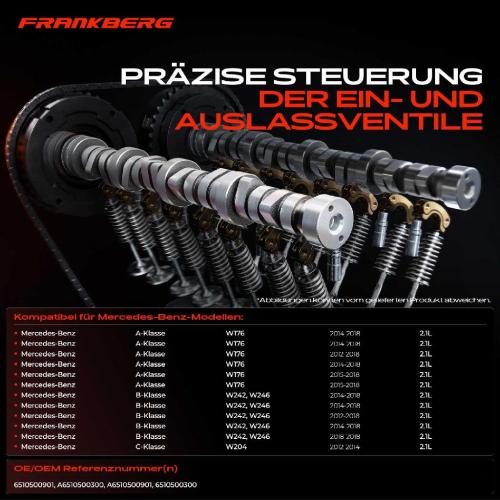 1x Nockenwelle für Mercedes-Benz W204 C220 C250 E300 Bj ab 2008 Bild 1x Nockenwelle für Mercedes-Benz W204 C220 C250 E300 Bj ab 2008