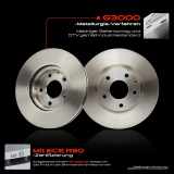 2x Bremsscheiben Vorderachse für Mazda 3 Stufenheck CX-3 1.5L 2.0L 2.2L 1.8L Bj ab 2013