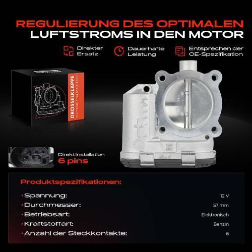 Frankberg 1x Drosselklappe Drosselklappenstutzen für Ford Galaxy Mondeo IV S-Max Volvo 2.0L Bild Frankberg 1x Drosselklappe Drosselklappenstutzen für Ford Galaxy Mondeo IV S-Max Volvo 2.0L