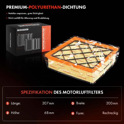 2x Luftfilter Filtereinsatz für Opel Meriva B Großraumlimousine Vauxhall Meriva MK 2 Bild 2x Luftfilter Filtereinsatz für Opel Meriva B Großraumlimousine Vauxhall Meriva MK 2
