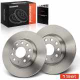 Frankberg 2x Bremsscheiben Hinterachse für VW Golf Plus Van V Variant VI Jetta Passat CC EOS 2003-2022