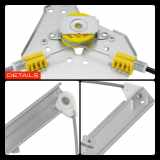 1x Fensterheber Vorne Rechts für VW Fox Schrägheck 5Z1 5Z3 5Z4 1.2-1.6L