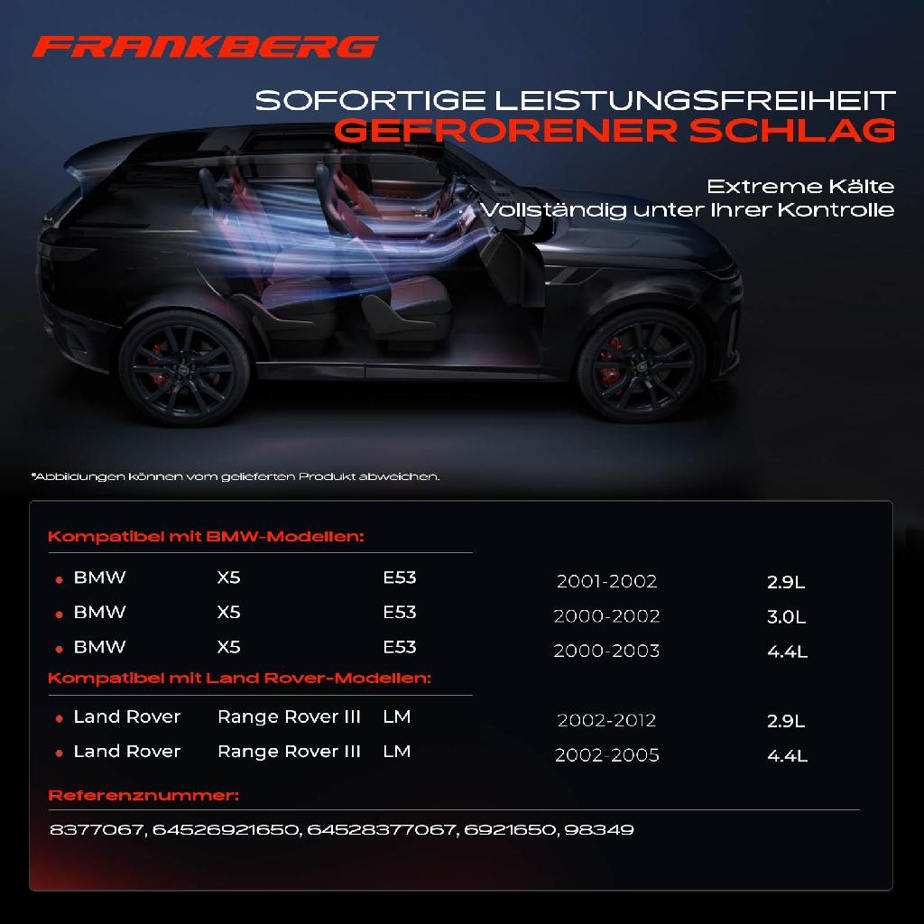 1x Klimakompressor für BMW X5 E53 Land Rover Range Rover III L322 3.0L 4.4L