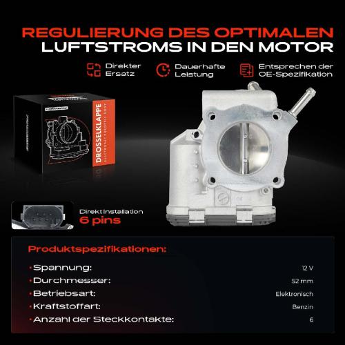 Frankberg 1x Drosselklappe Drosselklappenstutzen für Hyundai i30 KIA Cee'D Cerato II Rio III Venga Bild Frankberg 1x Drosselklappe Drosselklappenstutzen für Hyundai i30 KIA Cee'D Cerato II Rio III Venga