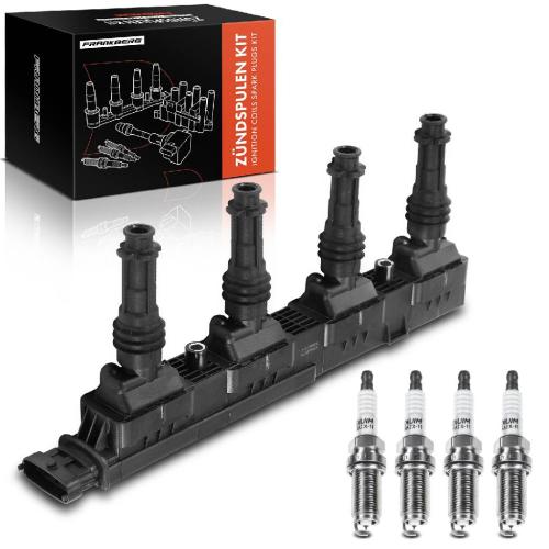 Frankberg 1x Zündspule Zündkerze für Opel Agila (A) Astra G Caravan CC Stufenheck Corsa B C Kasten/Schrägheck Bild Frankberg 1x Zündspule Zündkerze für Opel Agila (A) Astra G Caravan CC Stufenheck Corsa B C Kasten/Schrägheck