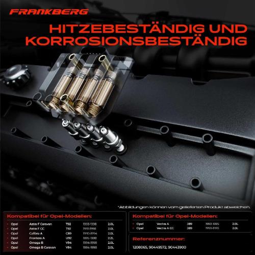 Frankberg 1x Zündmodul Zündspule für Opel Astra F Caravan CC Calibra A Frontera Omega B Vectra 2.0L 2.2L 1990-1998 Bild Frankberg 1x Zündmodul Zündspule für Opel Astra F Caravan CC Calibra A Frontera Omega B Vectra 2.0L 2.2L 1990-1998