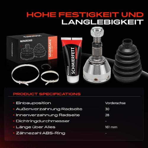 1x Antriebswelle Gelenksatz Vorderachse für Opel Vectra C Z02 Signum Saab 9-3 Bild 1x Antriebswelle Gelenksatz Vorderachse für Opel Vectra C Z02 Signum Saab 9-3