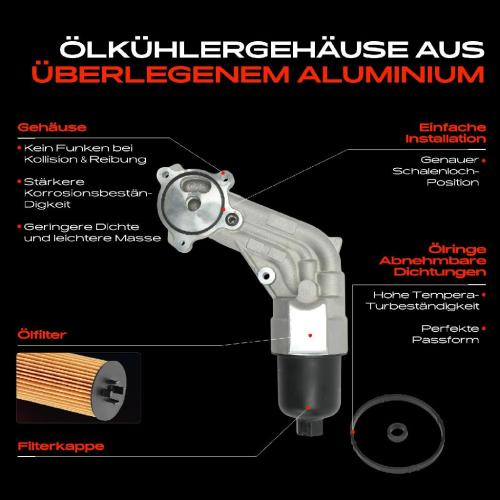 1x Ölfiltergehäuse für Citroën Berlingo/Berlingo First C2 C3 I II 1.1L Bild 1x Ölfiltergehäuse für Citroën Berlingo/Berlingo First C2 C3 I II 1.1L