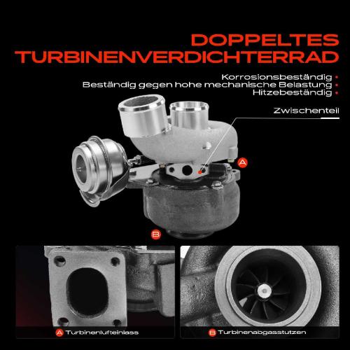1x Abgasturbolader für Alfa Romeo 147 156 Sportwagon Fiat Bravo II Doblo Kasten/MPV Lancia Bild 1x Abgasturbolader für Alfa Romeo 147 156 Sportwagon Fiat Bravo II Doblo Kasten/MPV Lancia