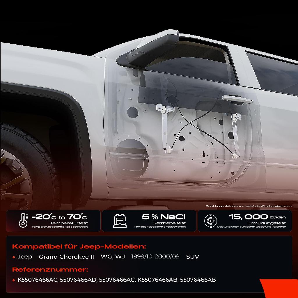 1x Fensterheber Vorne Rechts für Jeep Grand Cherokee II WJ WG 1999-2000