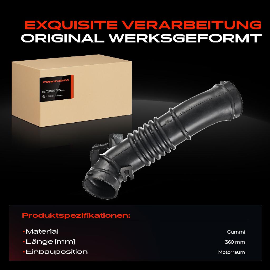 1x Ansaugschlauch, Luftfilter für Mazda 323 F VI 323 S VI Premacy CP 1.9L 2.0L