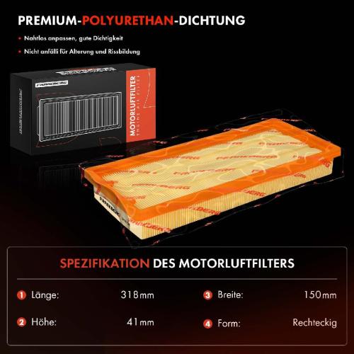 1x Luftfilter Filtereinsatz für Fiat 500L Idea 350 Punto 188 Lancia Musa Ypsilon Bild 1x Luftfilter Filtereinsatz für Fiat 500L Idea 350 Punto 188 Lancia Musa Ypsilon
