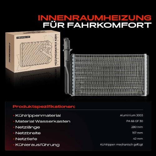 1x Wärmetauscher Innenraumheizung für Alfa Romeo 166 936 Lancia Kappa 838 2.0L-3.0L Bild 1x Wärmetauscher Innenraumheizung für Alfa Romeo 166 936 Lancia Kappa 838 2.0L-3.0L