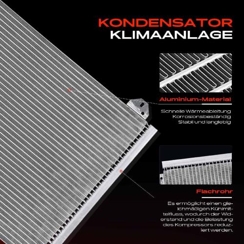 1x Kondensator Klimaanlage für Mercedes-Benz Sprinter B901 B902 B903 B904 2.1-2.9L Bild 1x Kondensator Klimaanlage für Mercedes-Benz Sprinter B901 B902 B903 B904 2.1-2.9L