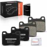 4x Bremsbeläge Hinterachse für Mercedes-Benz 124 Coupe C124 W124 W201 W202 W124 C124 1984-2000