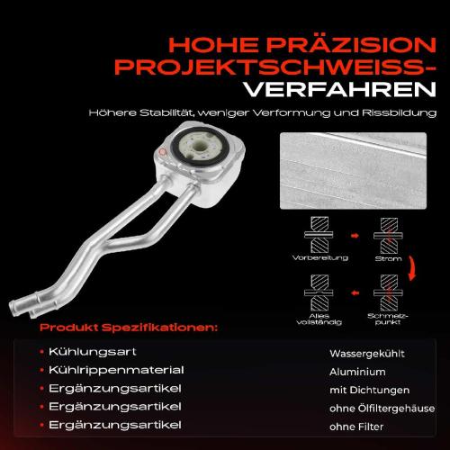 1x Ölkühler Motoröl für Seat Leon 1M1 Toledo II 1M2 Bora 1J2 Golf IV Lupo 2000-2006 Bild 1x Ölkühler Motoröl für Seat Leon 1M1 Toledo II 1M2 Bora 1J2 Golf IV Lupo 2000-2006