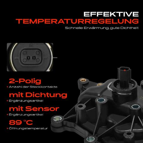 1x Thermostat Kühlmittel für Renault Clio III Laguna II Megane II Scénic II III Bild 1x Thermostat Kühlmittel für Renault Clio III Laguna II Megane II Scénic II III