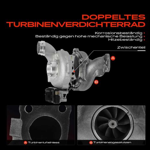 1x Abgasturbolader für Mercedes-Benz X218 W212 W213 A207 C207 S212 C292 X164 X166 W166 V251 W251 V221 W221 Bild 1x Abgasturbolader für Mercedes-Benz X218 W212 W213 A207 C207 S212 C292 X164 X166 W166 V251 W251 V221 W221