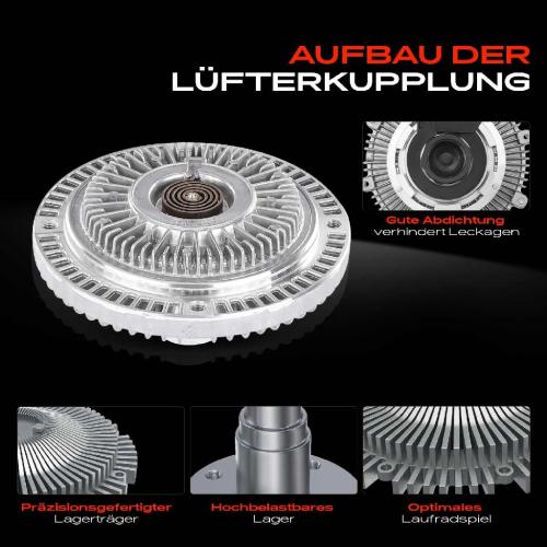 1x Lüfterkupplung Kühlerlüfte für Ford Transit FB FC FD FS FZ FA FM FN 2.4L Bild 1x Lüfterkupplung Kühlerlüfte für Ford Transit FB FC FD FS FZ FA FM FN 2.4L