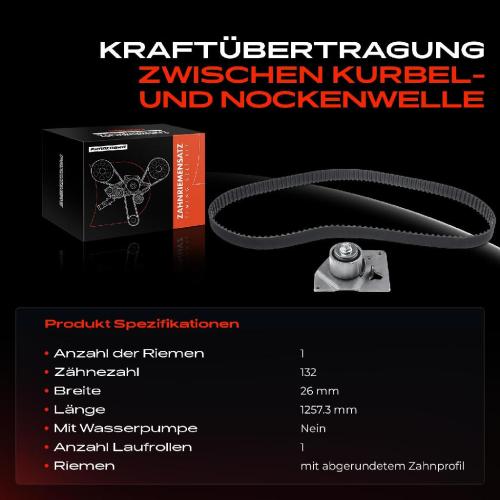 1x Zahnriemensatz Zahnriemen für Nissan Interstar Movano Vivaro Renault Laguna I II Trafic II Bild 1x Zahnriemensatz Zahnriemen für Nissan Interstar Movano Vivaro Renault Laguna I II Trafic II