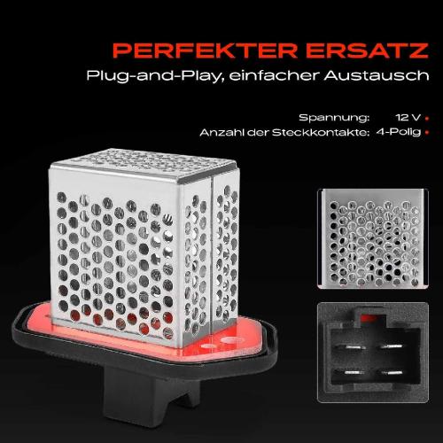1x Widerstand Vorwiderstand Gebläsemotor für Honda City 5 Jazz III GE 2008-2015 Bild 1x Widerstand Vorwiderstand Gebläsemotor für Honda City 5 Jazz III GE 2008-2015