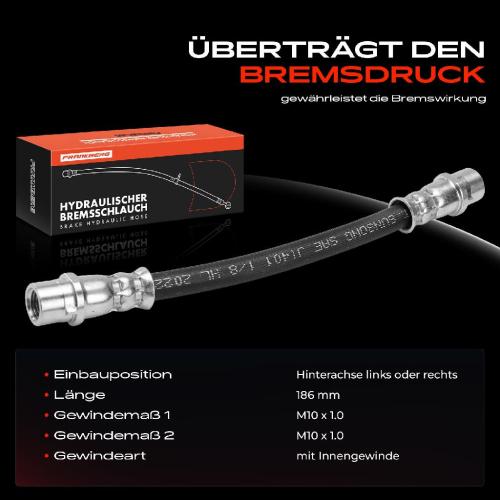 Frankberg 1x Bremsschlauch Bremsschläuche Hinterachse Links oder Rechts für Audi A4 8D B5 80 8C B4 Avant Bild Frankberg 1x Bremsschlauch Bremsschläuche Hinterachse Links oder Rechts für Audi A4 8D B5 80 8C B4 Avant