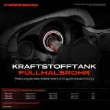 1x Kraftstoffeinfüllrohr Einfüllstutzen für Mitsubishi Pajero Pinin H6W 1999-2007