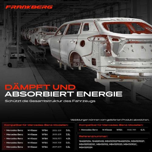 1x Stossfänger Stoßstangenträger für Mercedes-Benz M-Klasse W164 Bild 1x Stossfänger Stoßstangenträger für Mercedes-Benz M-Klasse W164