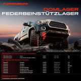 2x Domlager Federbeinstütz lager für Mercedes-Benz W415 Nissan X61 Renault