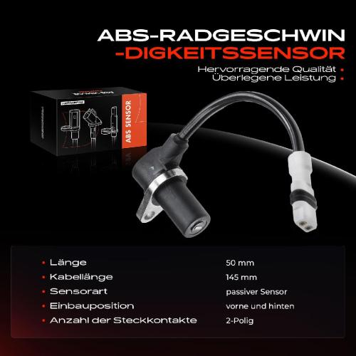 1x ABS Sensor vorne und hinten für Porsche 911 Cabriolet Targa Boxster 3.4L 3.6L 2.5L 2.7L 3.2L 1996-2005 Bild 1x ABS Sensor vorne und hinten für Porsche 911 Cabriolet Targa Boxster 3.4L 3.6L 2.5L 2.7L 3.2L 1996-2005