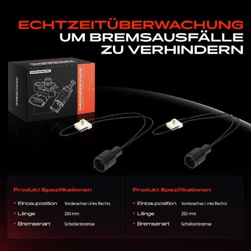 2x Warnkontakt Bremsbelagverschleiß Vorderachse für BMW 3er E30 Touring Cabrio 316-325 Bild 2x Warnkontakt Bremsbelagverschleiß Vorderachse für BMW 3er E30 Touring Cabrio 316-325