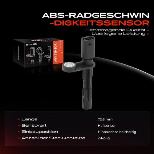 Frankberg 1x ABS Sensor Hinterachse beidseitig für BMW 3er E30 Cabriolet Touring 1.6L 1.8L 2.0L 2.3L 2.5L 1982-1994 Bild Frankberg 1x ABS Sensor Hinterachse beidseitig für BMW 3er E30 Cabriolet Touring 1.6L 1.8L 2.0L 2.3L 2.5L 1982-1994