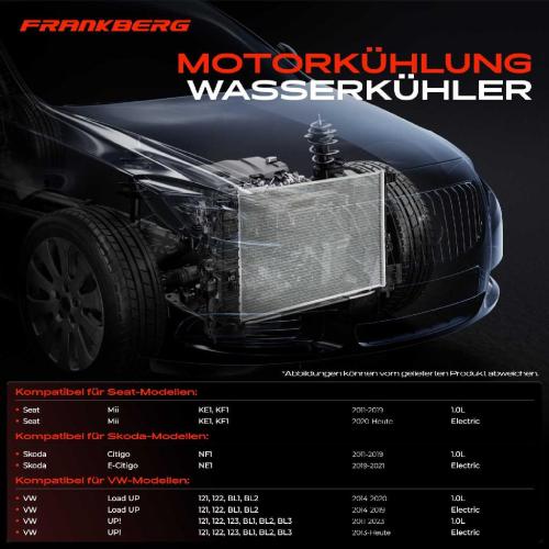 1x Kühler Wasserkühler Motorkühler für VW UP Load Seat Mii Skoda 1.0L Bild 1x Kühler Wasserkühler Motorkühler für VW UP Load Seat Mii Skoda 1.0L