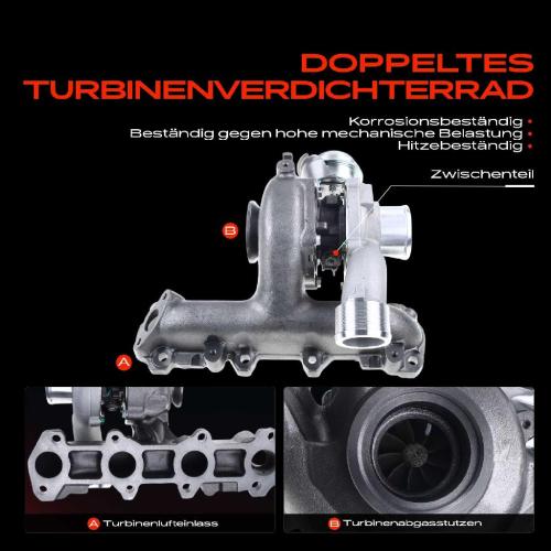 Frankberg 1x Turbolader Abgaskrümmer Einheit für Fiat Croma Opel Astra H Caravan GTC Kasten/Kombi Signum Vectra C Saab Bild Frankberg 1x Turbolader Abgaskrümmer Einheit für Fiat Croma Opel Astra H Caravan GTC Kasten/Kombi Signum Vectra C Saab