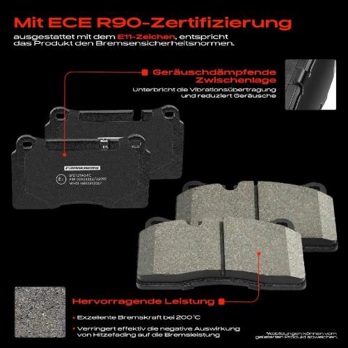 4x Bremsbeläge Vorderachse für VW Touareg Van Audi A3 Sportback TT Roadster Cupra 2002-2025 Bild 4x Bremsbeläge Vorderachse für VW Touareg Van Audi A3 Sportback TT Roadster Cupra 2002-2025