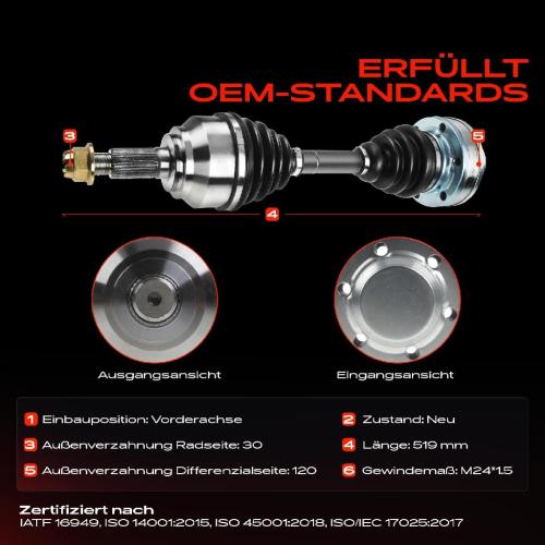Frankberg 1x Antriebswelle Vorderachse f r VW Touareg 7L6 7L7 7LA Audi Q7 4LB 2002-2015 Bild Frankberg 1x Antriebswelle Vorderachse f r VW Touareg 7L6 7L7 7LA Audi Q7 4LB 2002-2015