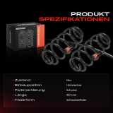 2x Fahrwerksfeder Hinterachse für Toyota Yaris P9 1.0L 1.3L 1.4L 2005-2012