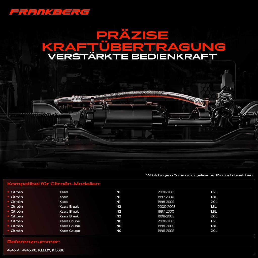 2x Seilzug Feststellbremse Hinterachse beidseitig für Citroen Xsara N0 N1 N2 2.0L 1997-2005