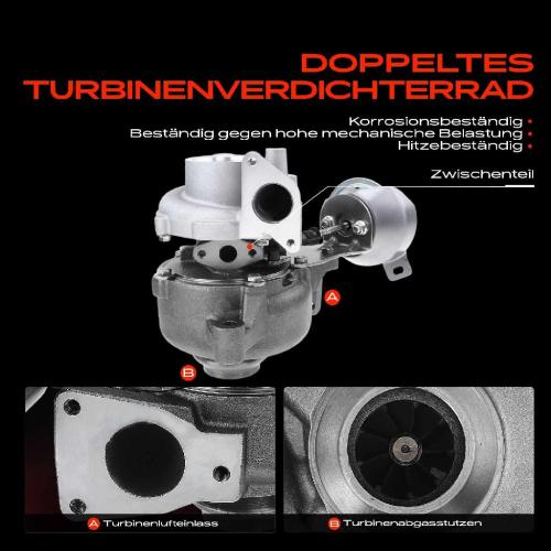 1x Abgasturbolader für Citroën C8 Jumpy Kasten Fiat Scudo Bus Ulysse Lancia Phedra Peugeot Bild 1x Abgasturbolader für Citroën C8 Jumpy Kasten Fiat Scudo Bus Ulysse Lancia Phedra Peugeot