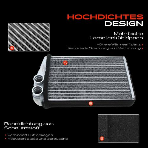 1x Wärmetauscher Innenraumheizung für Renault Scénic II JM0/1 Megane II BM CM KM EM Bild 1x Wärmetauscher Innenraumheizung für Renault Scénic II JM0/1 Megane II BM CM KM EM